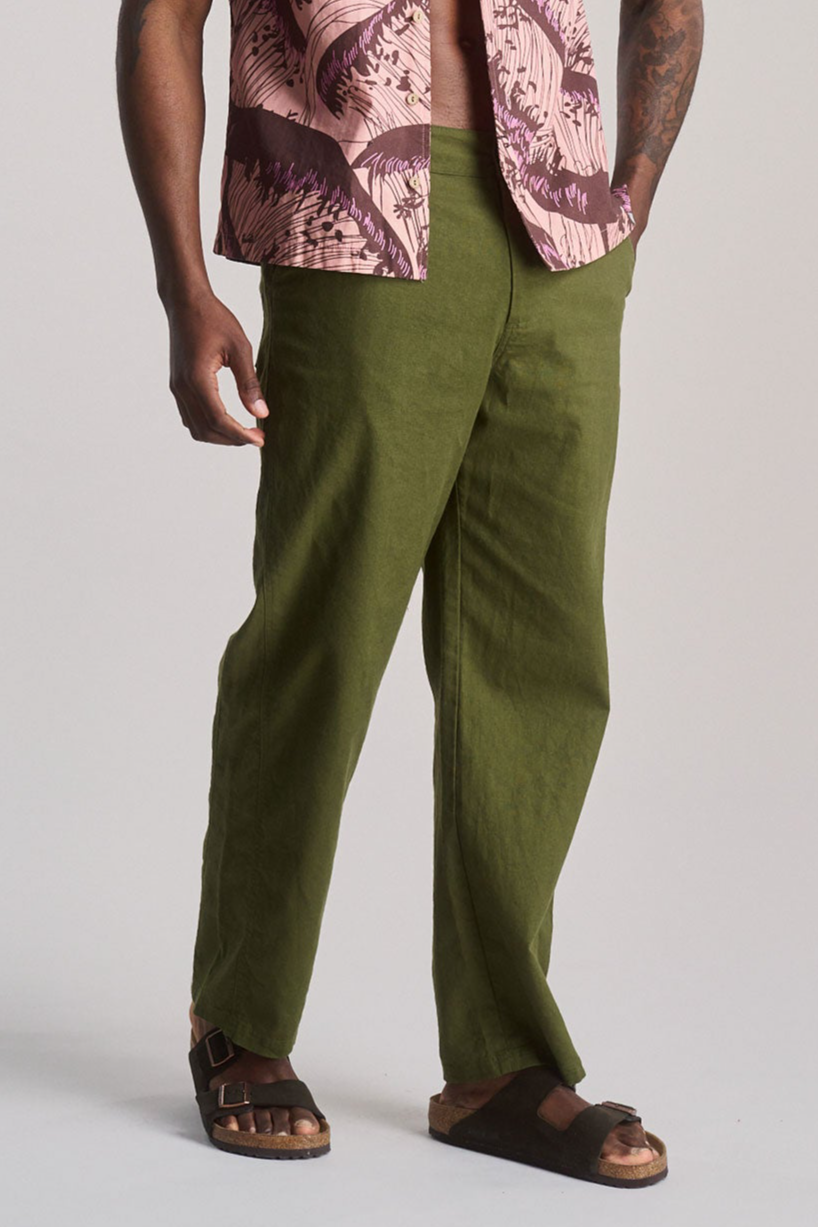 Image of KOMODO mannen vegan Broek Makulu Khaki