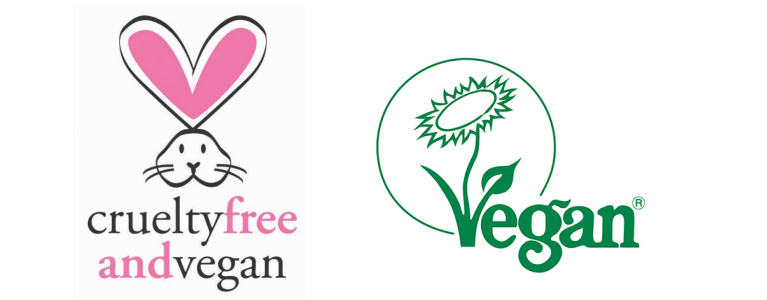 dierproefvrije keurmerken vegan society en cruelty-free PETA