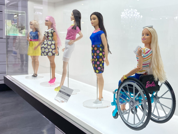 Barbie in a wheelchair