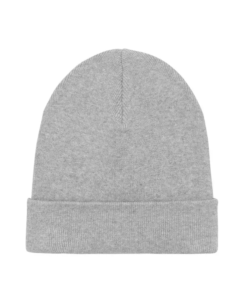UNIPOLAR men vegan Beanie Rib Heather Grey