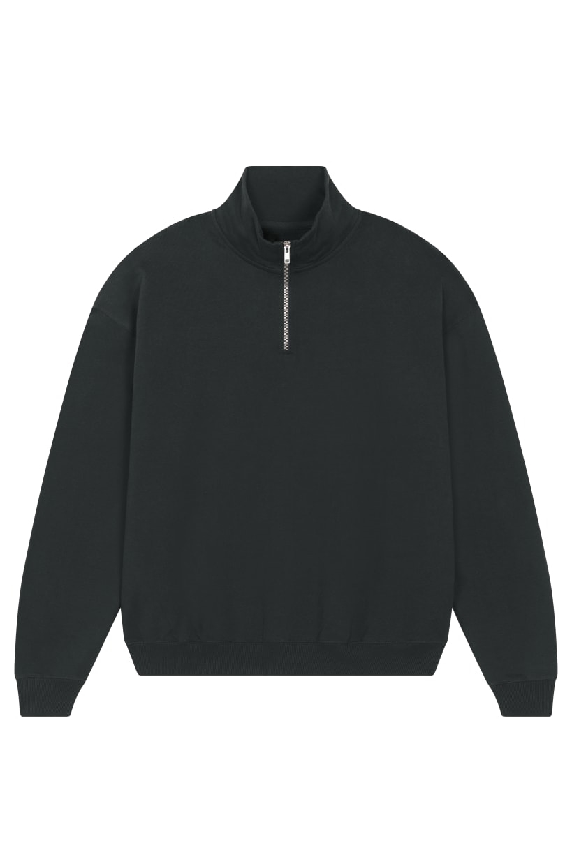 UNIPOLAR Damen vegan Sweatshirt Milford Dry Schwarz