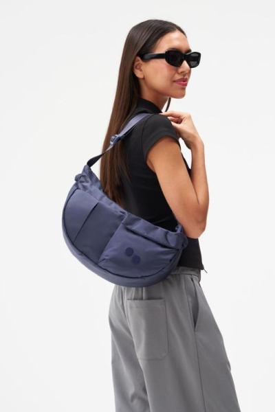 pinqponq Damen vegan Tasche Cross Body Krumm Medium Glazed Dusk