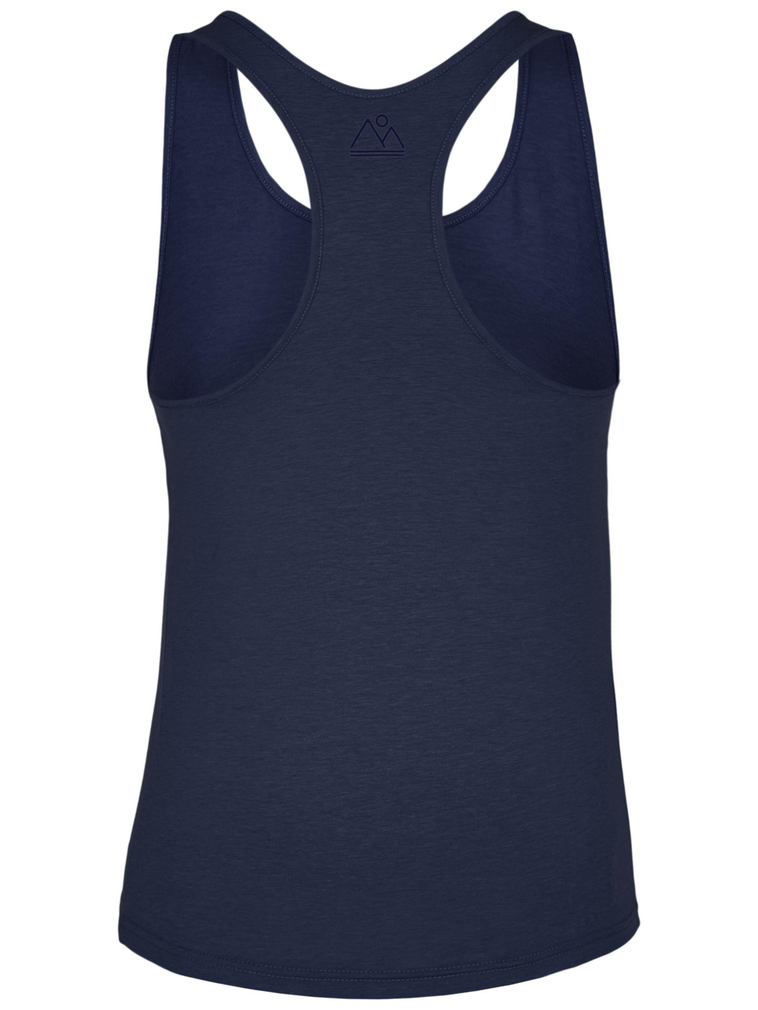 nice to meet me womens vegan Top Racerback Night Blue