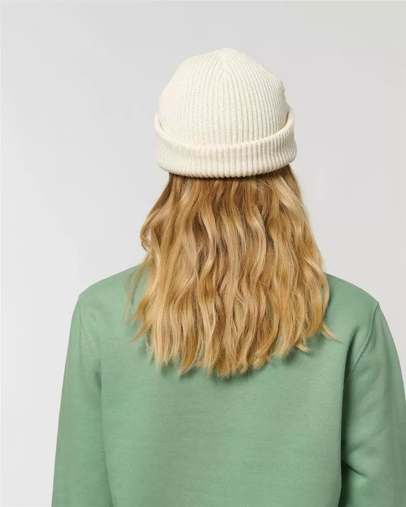 UNIPOLAR men vegan Beanie Natural