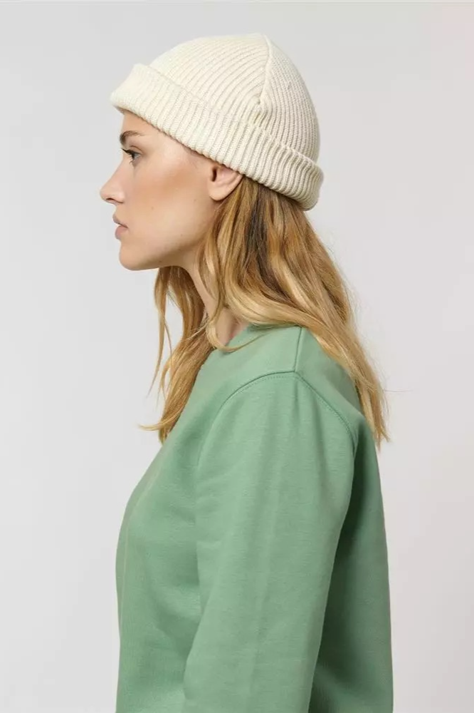 UNIPOLAR men vegan Beanie Natural