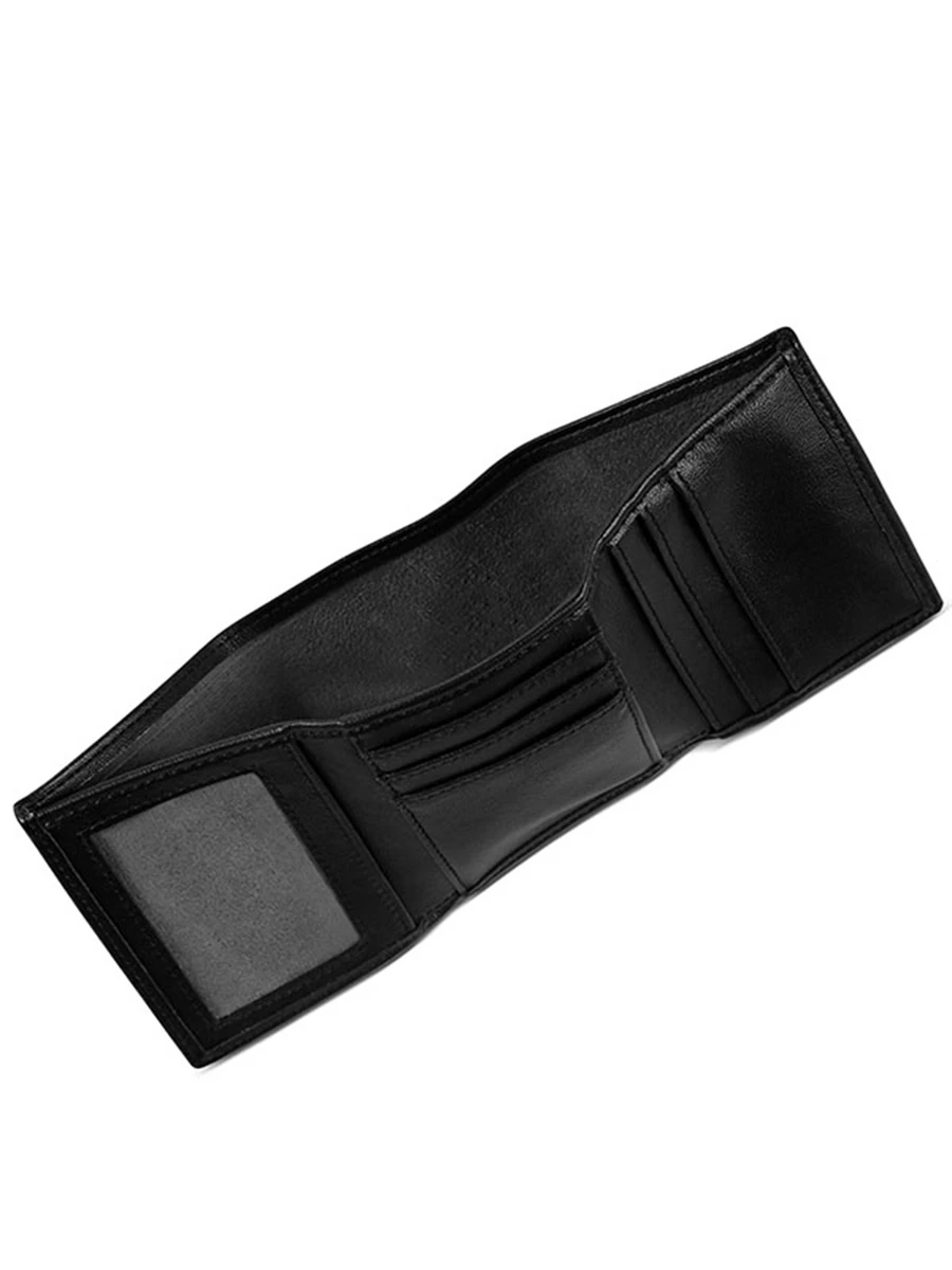 Will's Vegan Store Brieftasche Trifold Id Schwarz