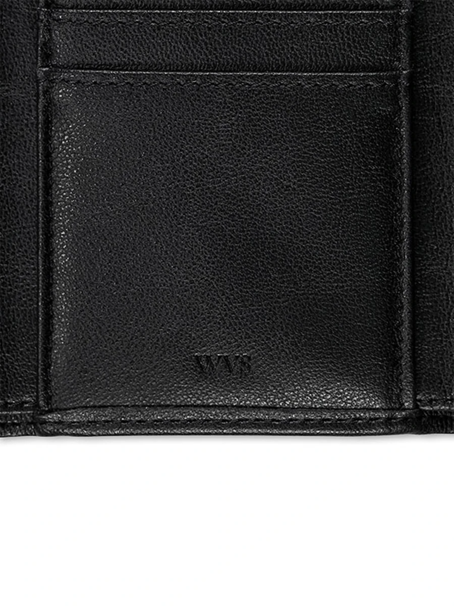 Will's Vegan Store Brieftasche Trifold Id Schwarz