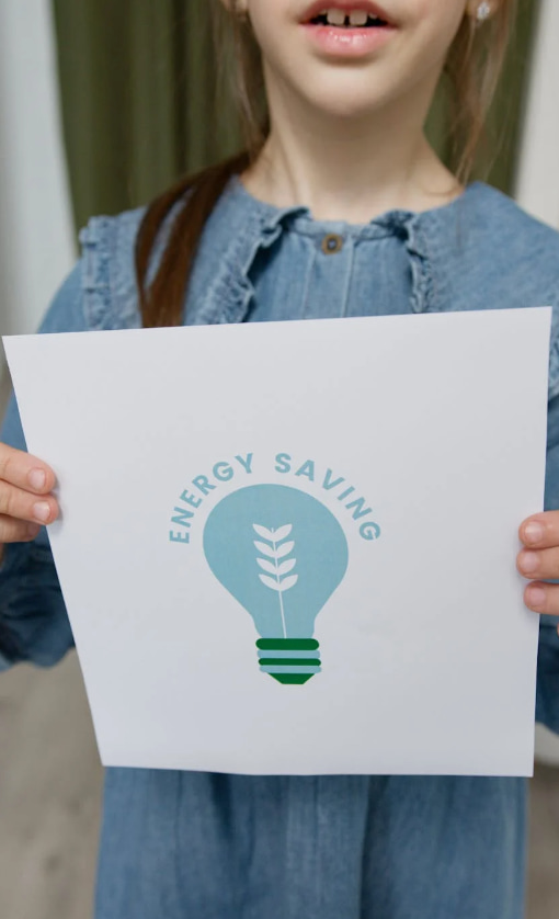 Saving energy poster