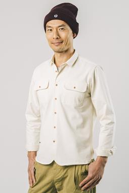 Brava Fabrics Overhemd Visgraat Ecru