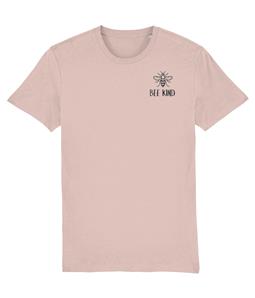 The Vegang World Bee Kid Unisex T-Shirt - Creme Meliert Pink