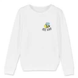 Oat Milk Club Pullover Kind Bienenkind - Weiß
