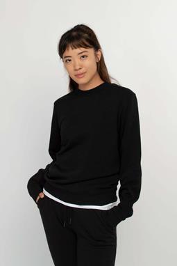 Honest Basics Sweater Crew Neck Black