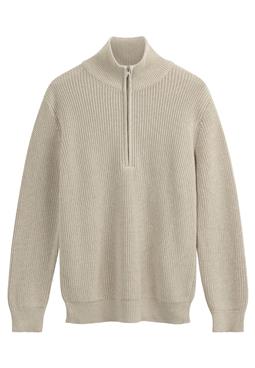 MELA Knit Sweater Rib Udai Pebble Melange
