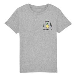 Oat Milk Club T-shirt Easy Peasy Lemon Squeezy - Grijs