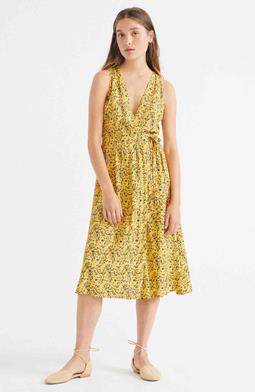 Dress Amapola Mustard Yellow