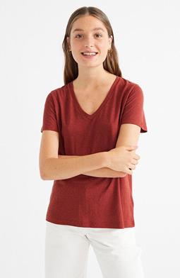 T-Shirt Hemp Teja Red