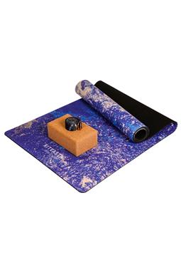 Yoga Set Blauw Marmer