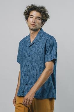 Overhemd Camou Donkerblauw
