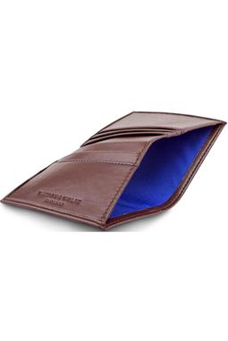 Card Wallet Notes Pocket Brown