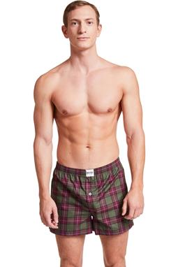 Boxer Shorts Larry Red / Green Checked