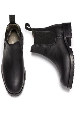 Chelsea Boots Gevoerd Waterproof Zwart