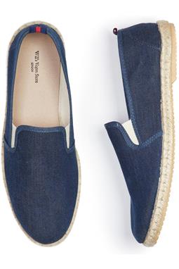 Will's Vegan Store Espadrille Loafers Blue