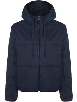 Will's Vegan Store Hooded Puffer Donkerblauw