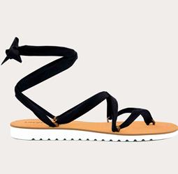 Rarámuri Sandalen Chalco Kinder Schwarz