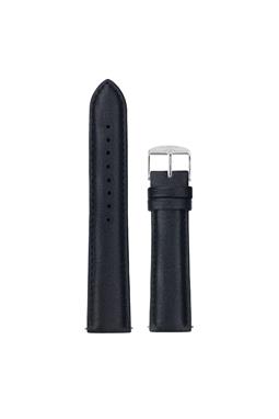 Hurtig Lane Watch Strap Vegan Leather Black & Silver