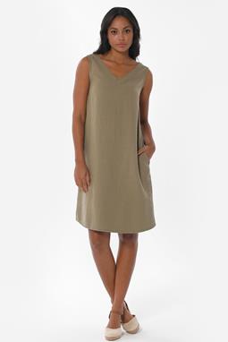 ORGANICATION Dress Sleeveless Olive