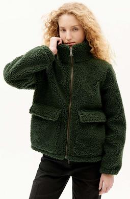Sophie Teddy Coat Green