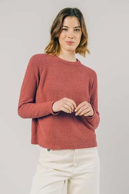 Brava Fabrics Cropped Sweater Cherry