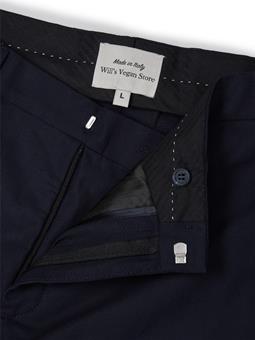 Will's Vegan Store Herenbroek Tweedelig Pak Zwart/Donkerblauw