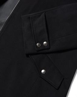 Will's Vegan Store Jas Capuchon Vegan Wol Zwart