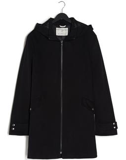 Will's Vegan Store Jas Capuchon Vegan Wol Zwart