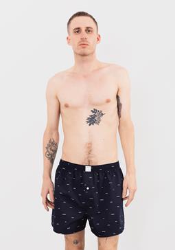 erlich textil Boxer Jasper Wave Donkerblauw