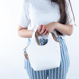 Fraenck Handbag Tate White
