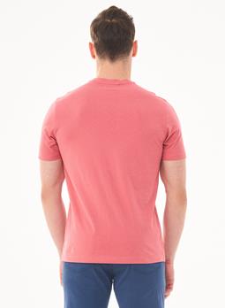 ORGANICATION T-Shirt Fiets Print Woestijnroos