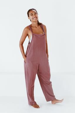 The Driftwood Tales Dungarees Mauve Taupe