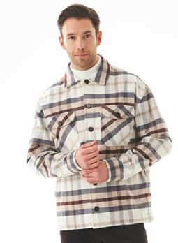 ORGANICATION Überhemd Flanell Karo