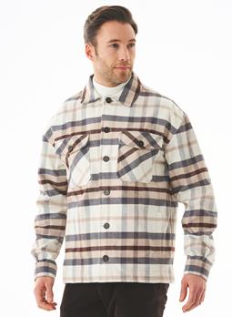 ORGANICATION Überhemd Flanell Karo