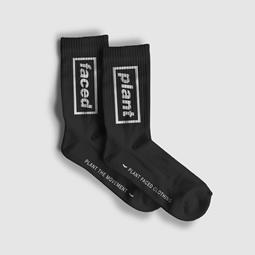 Plant Faced Clothing Socks Plant Faced Black