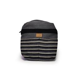 LaLu Products Alia Black & White Backpack | Organic Cotton