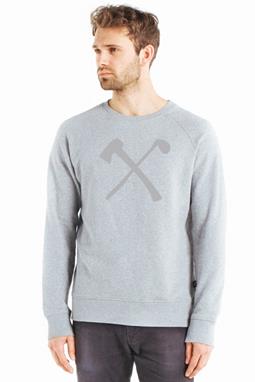 Sweatshirt CLUB&AXE Grey flock