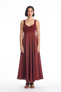 RAVENS VIEW IBIZA Kleid Madonna Dunkel Granat