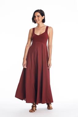 RAVENS VIEW IBIZA Kleid Madonna Dunkel Granat