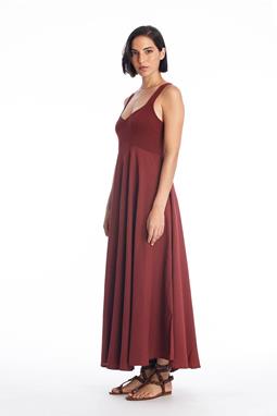 RAVENS VIEW IBIZA Kleid Madonna Dunkel Granat