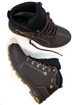 Will's Vegan Store Men's Wvsport Corvara Trek Boots Dark Brown