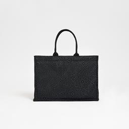 SIEGER by Souleway Tote Bag Xl Sbs Star Explosion Black