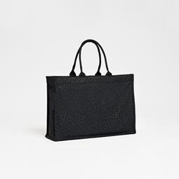 SIEGER by Souleway Tote Bag Xl Sbs Star Explosion Black